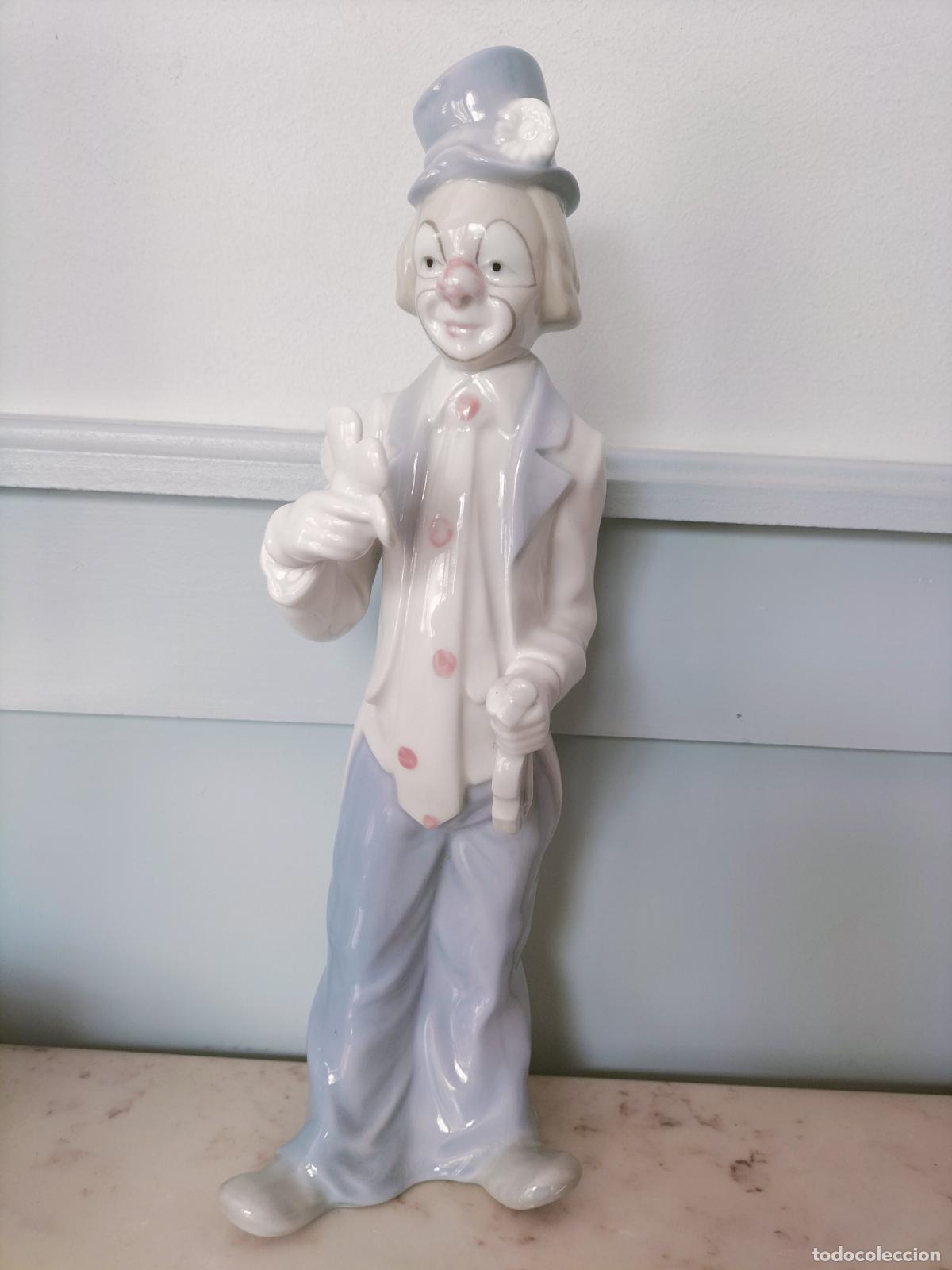 Antiguidades: FIGURA PAYASO DE PORCELANA PORCEVAL - VILLAMARCHANTE - VALENCIA 30 cm. ALTURA