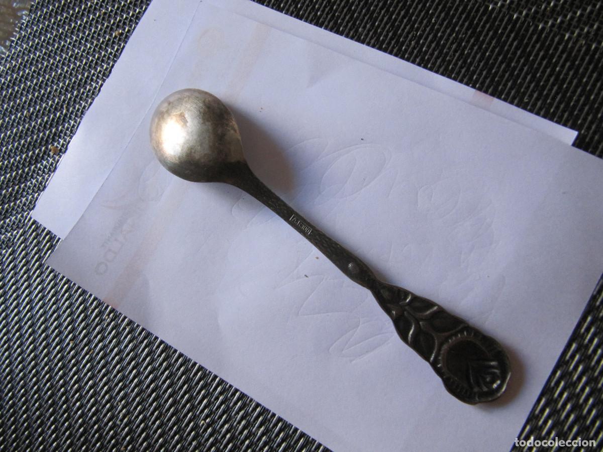 Antig&uuml;edades: CUCHARA DE POSTRE SIGLAS A.R.100 - Foto 4