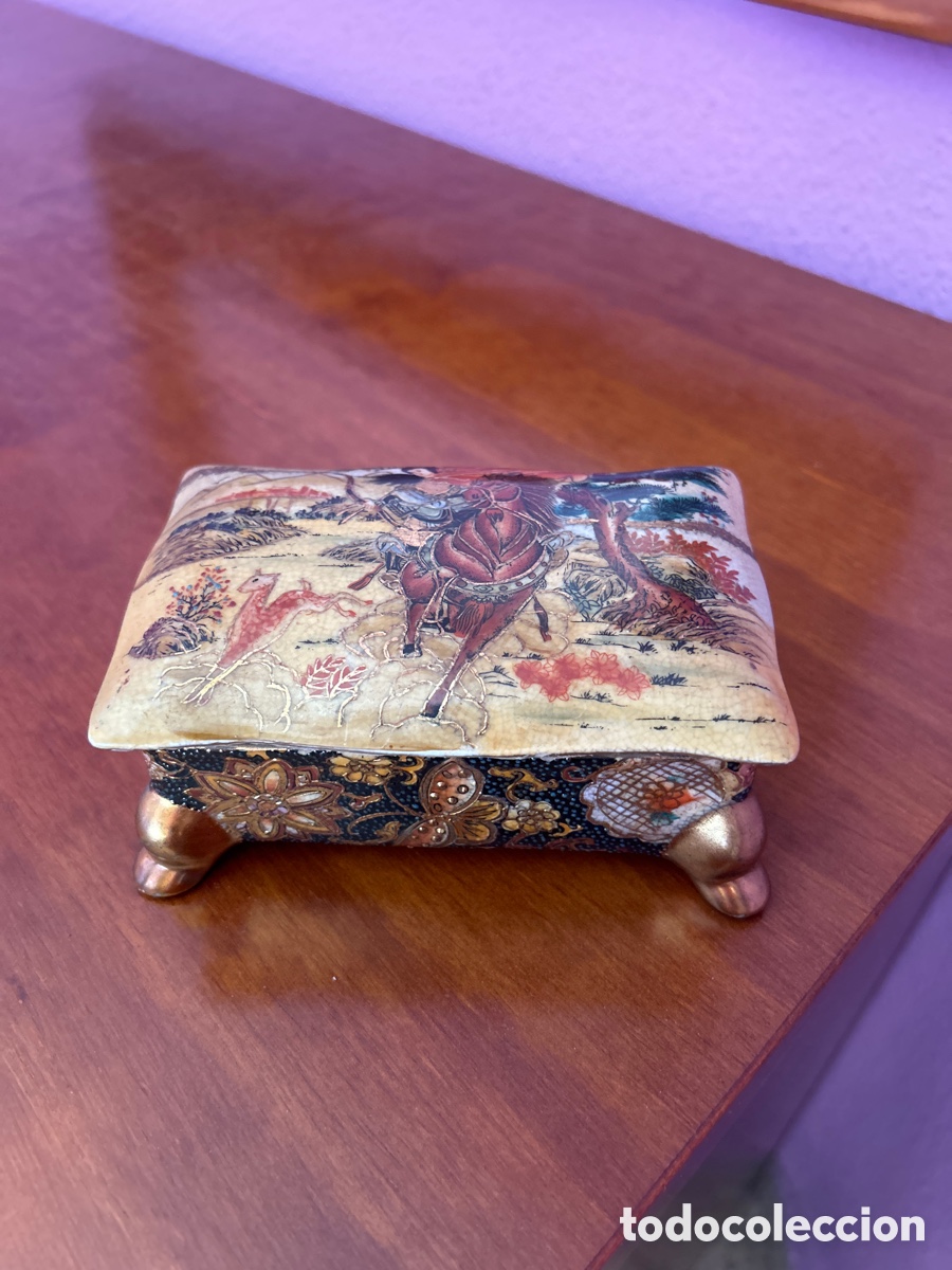 Antig&uuml;edades: Caja china rectangular satsuma - Foto 2
