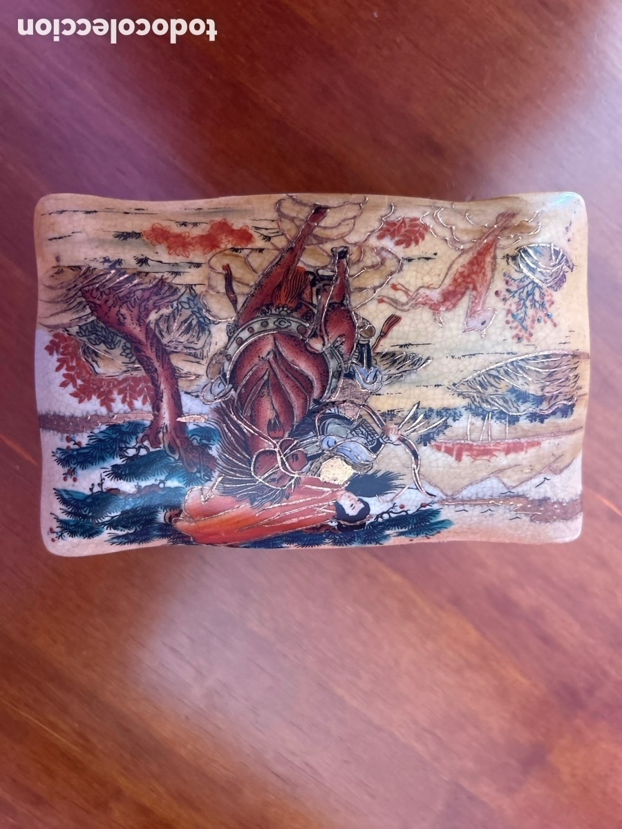Antig&uuml;edades: Caja china rectangular satsuma - Foto 4