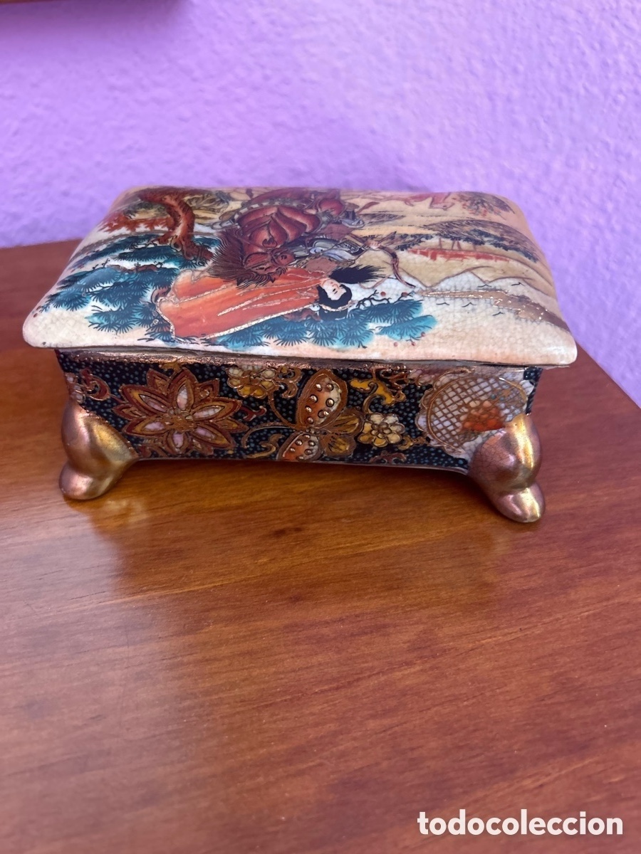 Antig&uuml;edades: Caja china rectangular satsuma - Foto 1