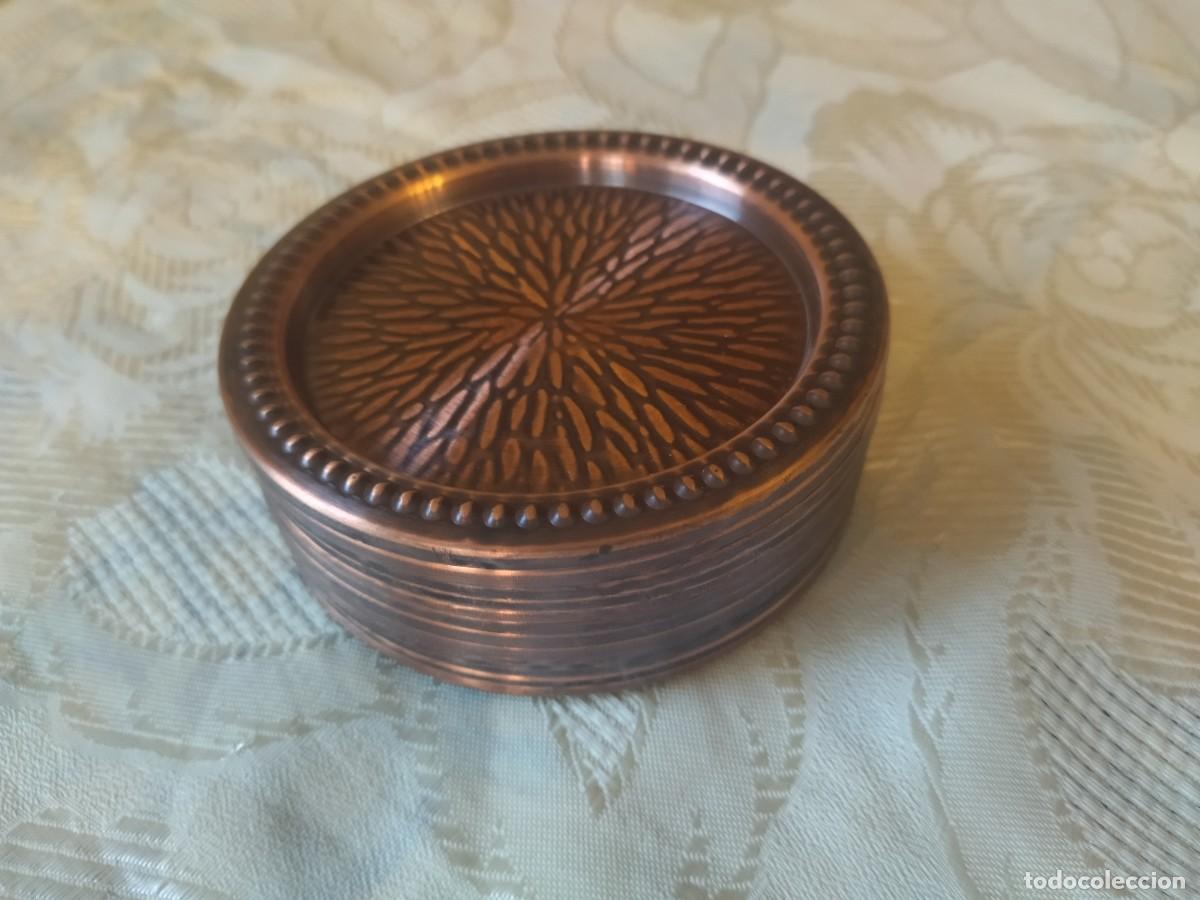 Antig&uuml;edades: Lote de 12 posa vasos de cobre - Foto 8