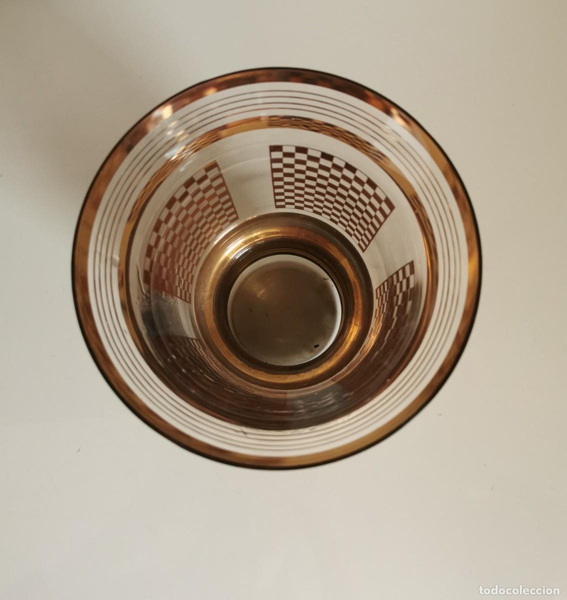 Antig&uuml;edades: JARRON ANTIGUO DE CRISTAL BELGA - Foto 2