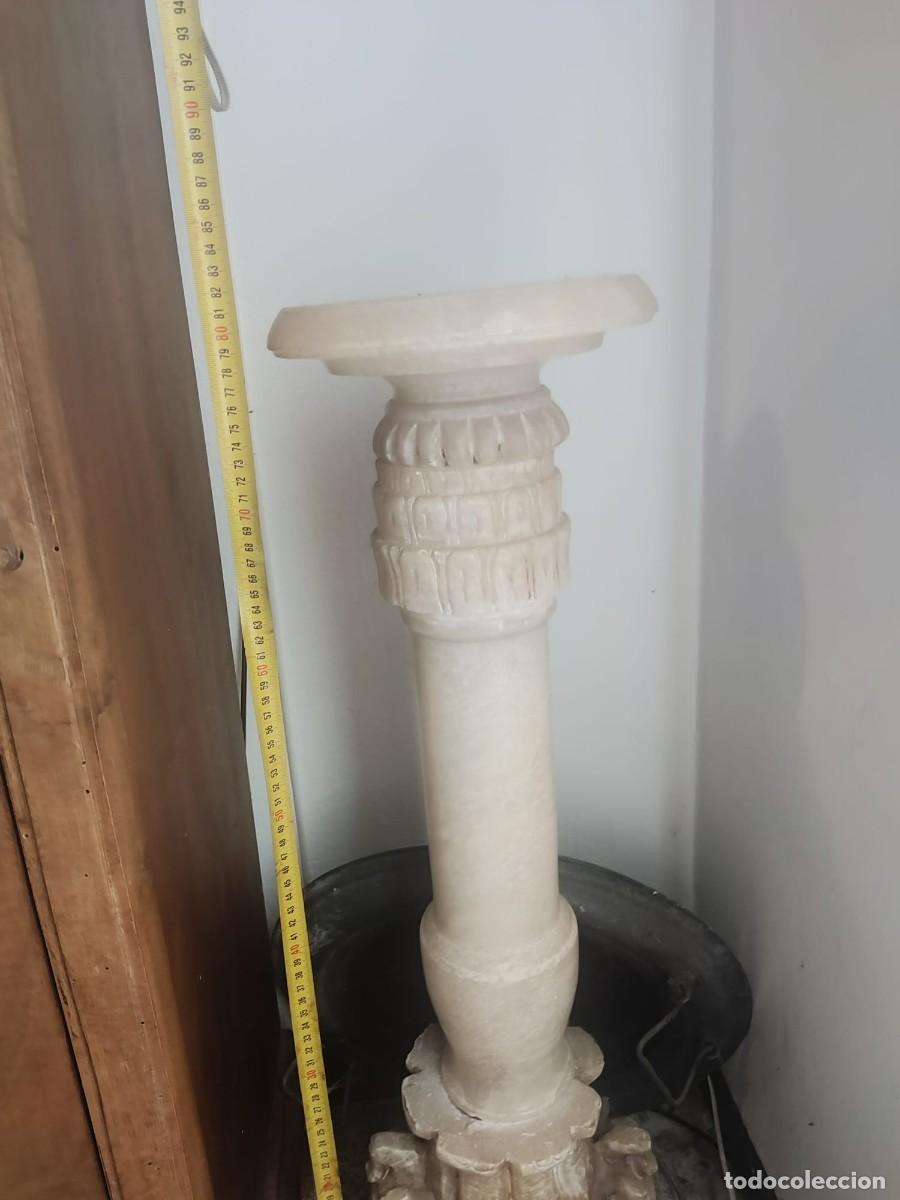 Antig&uuml;edades: Columna alabastro varias piezas - Foto 3