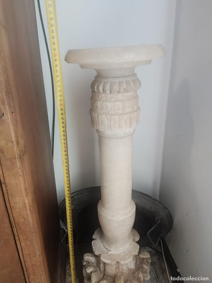 Antig&uuml;edades: Columna alabastro varias piezas - Foto 9