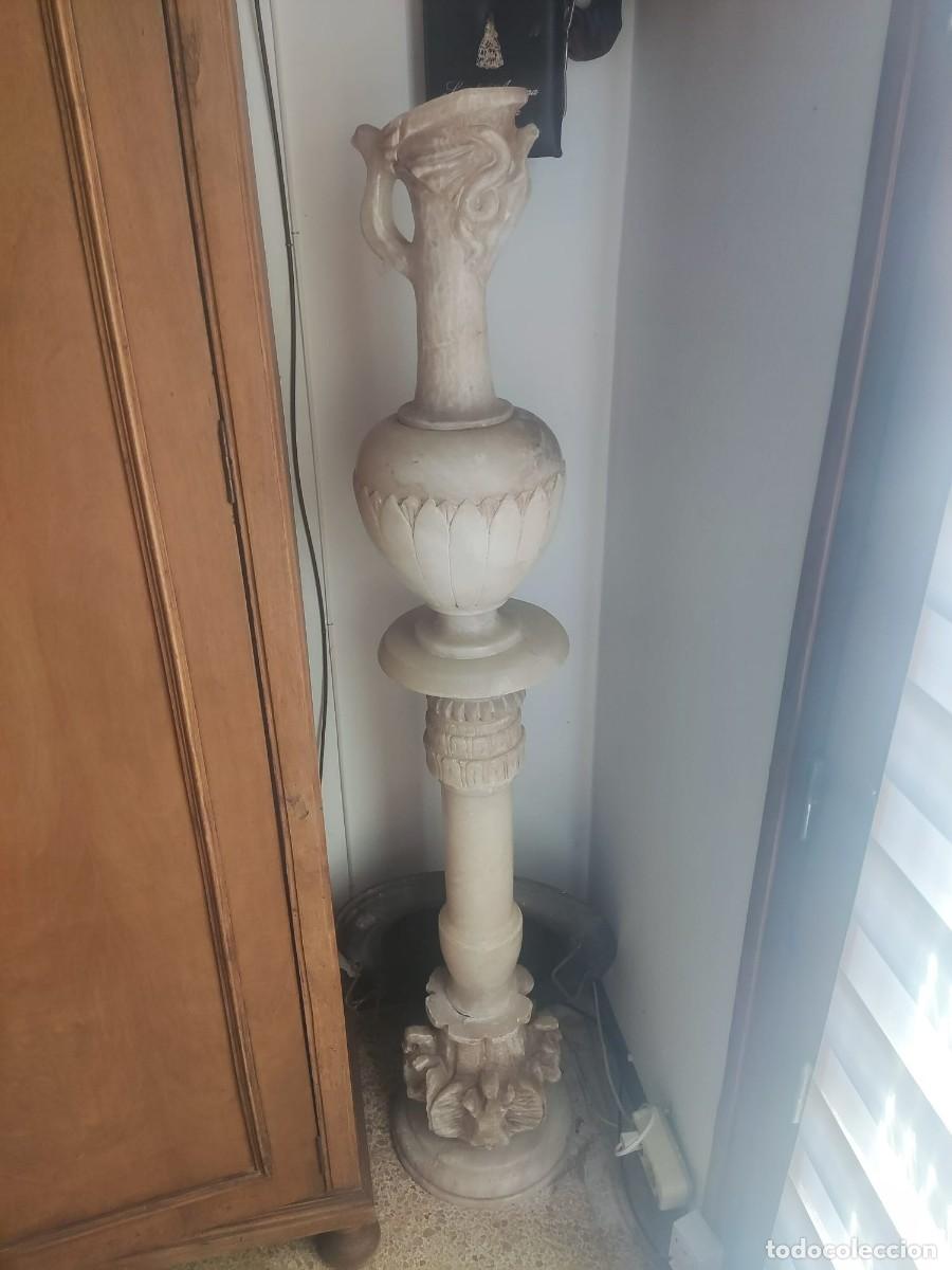 Antig&uuml;edades: Columna alabastro varias piezas - Foto 11