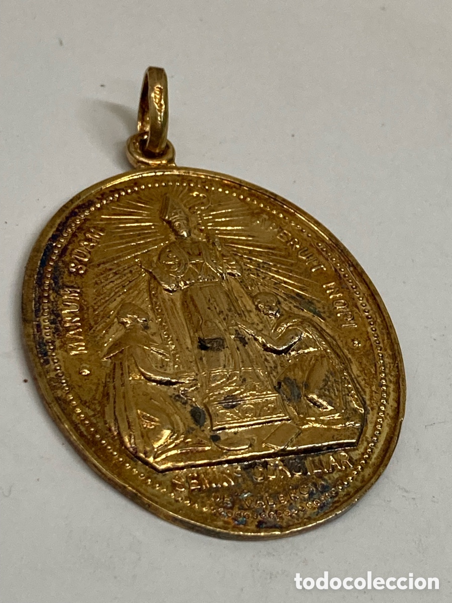 Antig&uuml;edades: Medalla de plata religiosa C284 - Foto 2