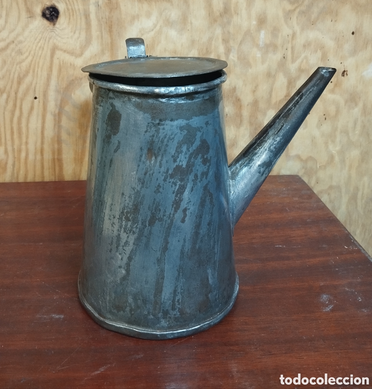 Antig&uuml;edades: Cafetera antigua de hierro - Foto 6