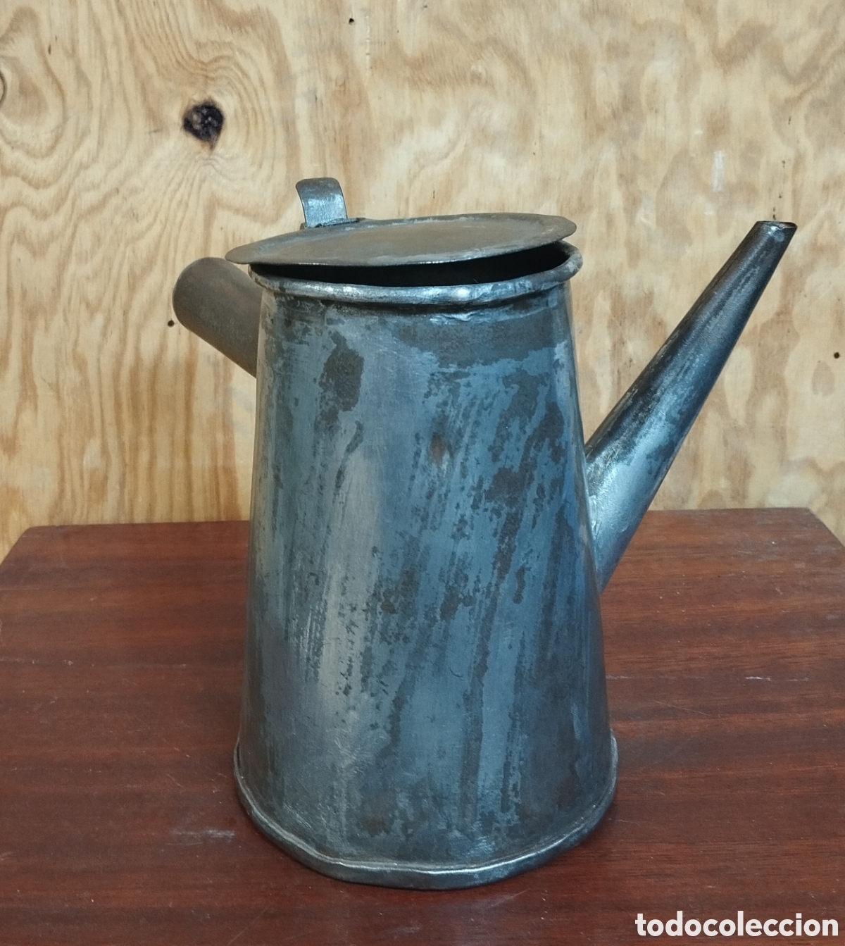 Antig&uuml;edades: Cafetera antigua de hierro - Foto 10