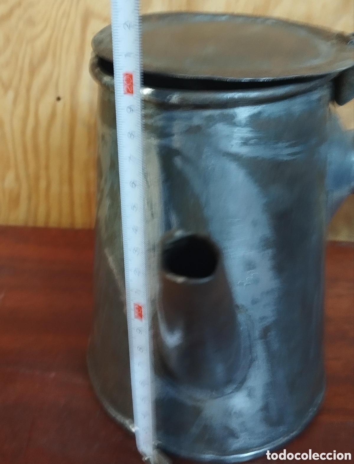Antig&uuml;edades: Cafetera antigua de hierro - Foto 11