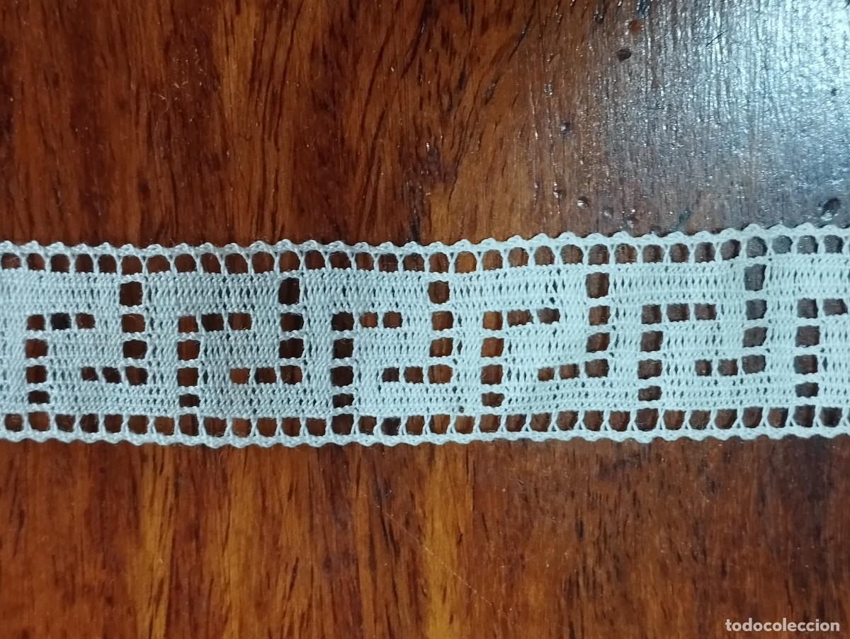 Antig&uuml;edades: TIRA DE ENCAJE MEC&Aacute;NICO - Foto 3
