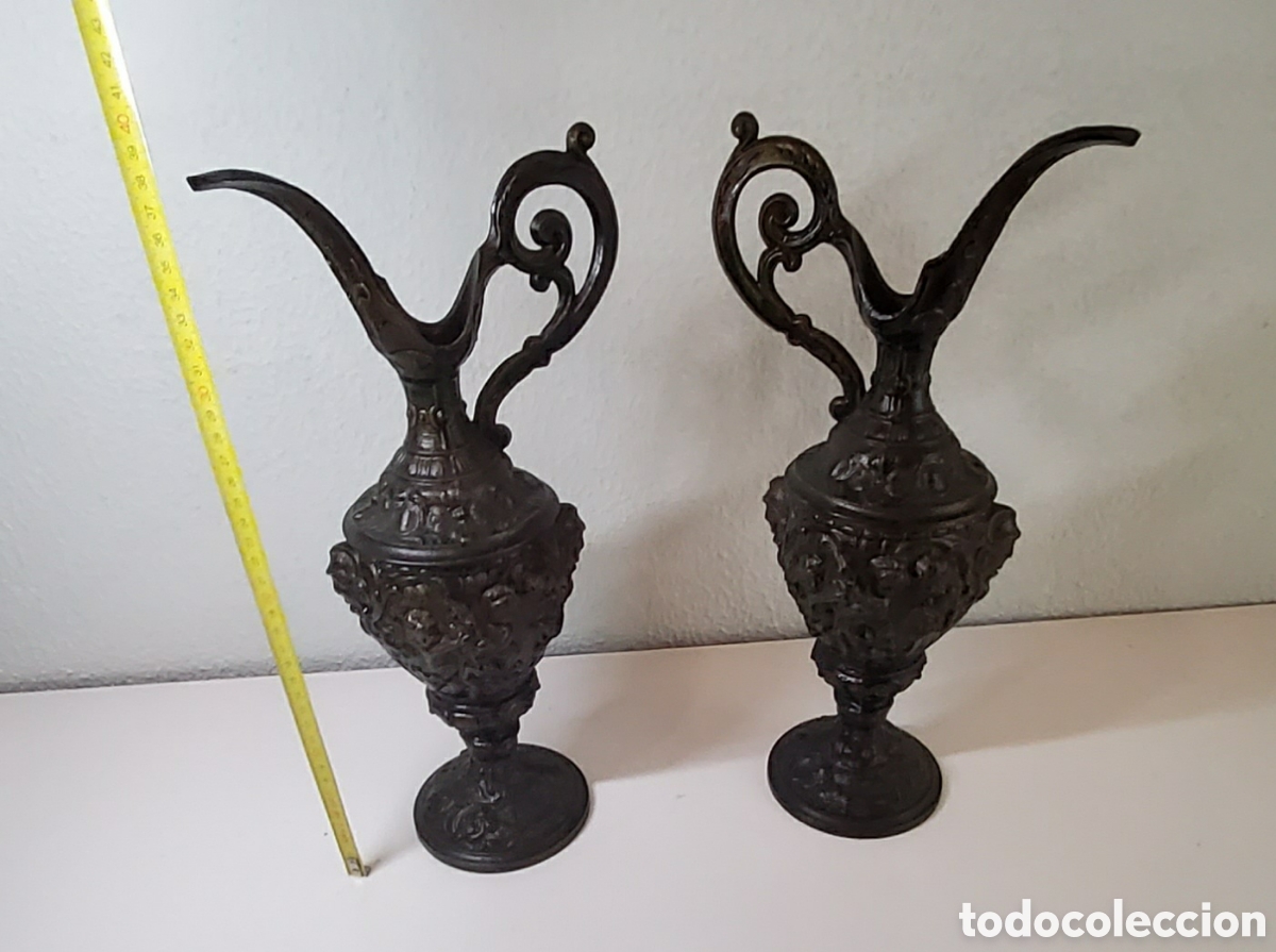Antig&uuml;edades: Pareja de jarras con asas - Foto 5