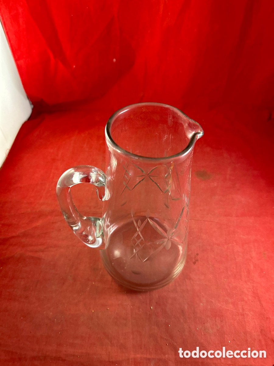Antig&uuml;edades: JARRA DE CRISTAL TALLADO - Foto 3