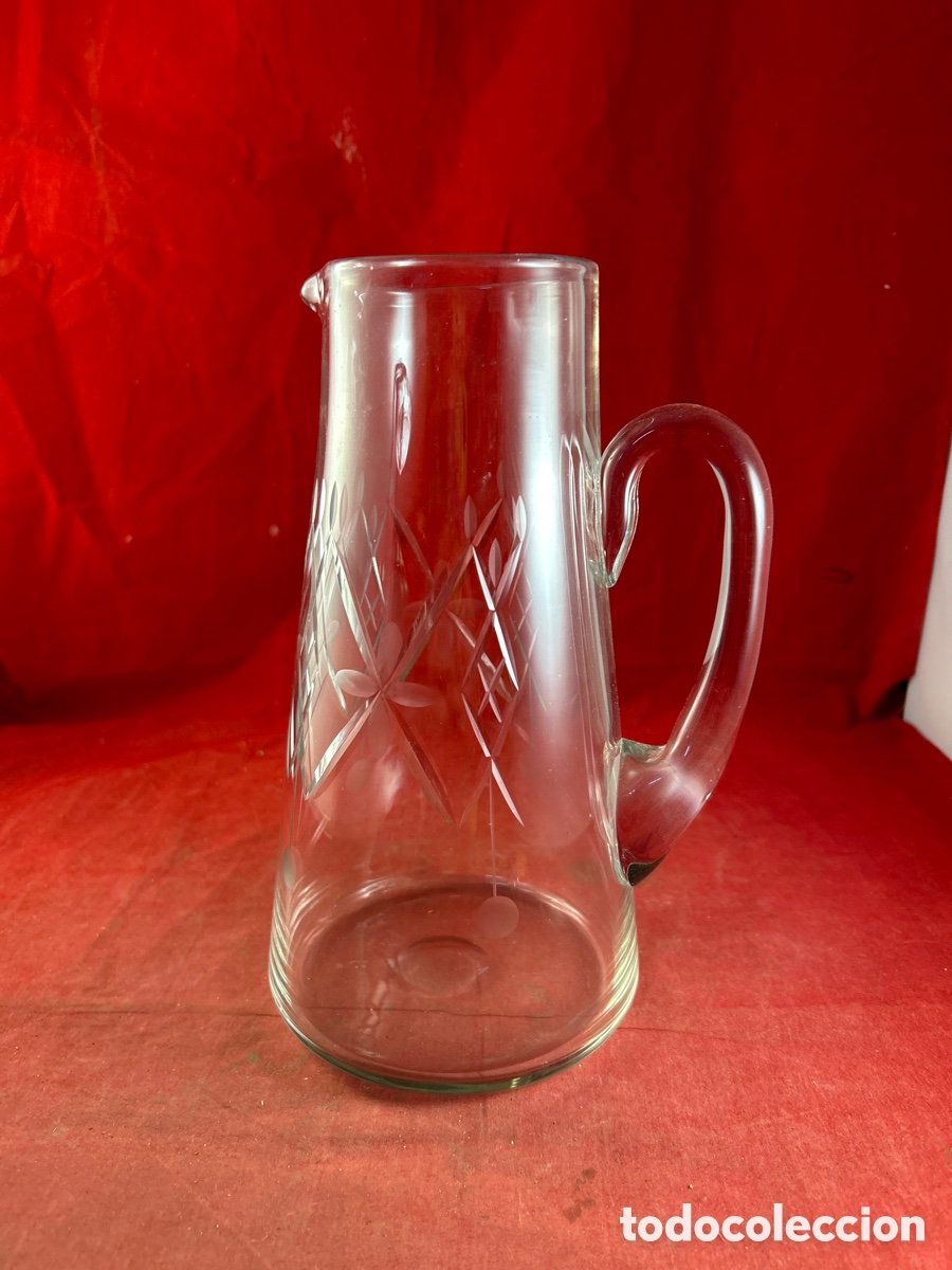 Antig&uuml;edades: JARRA DE CRISTAL TALLADO - Foto 1