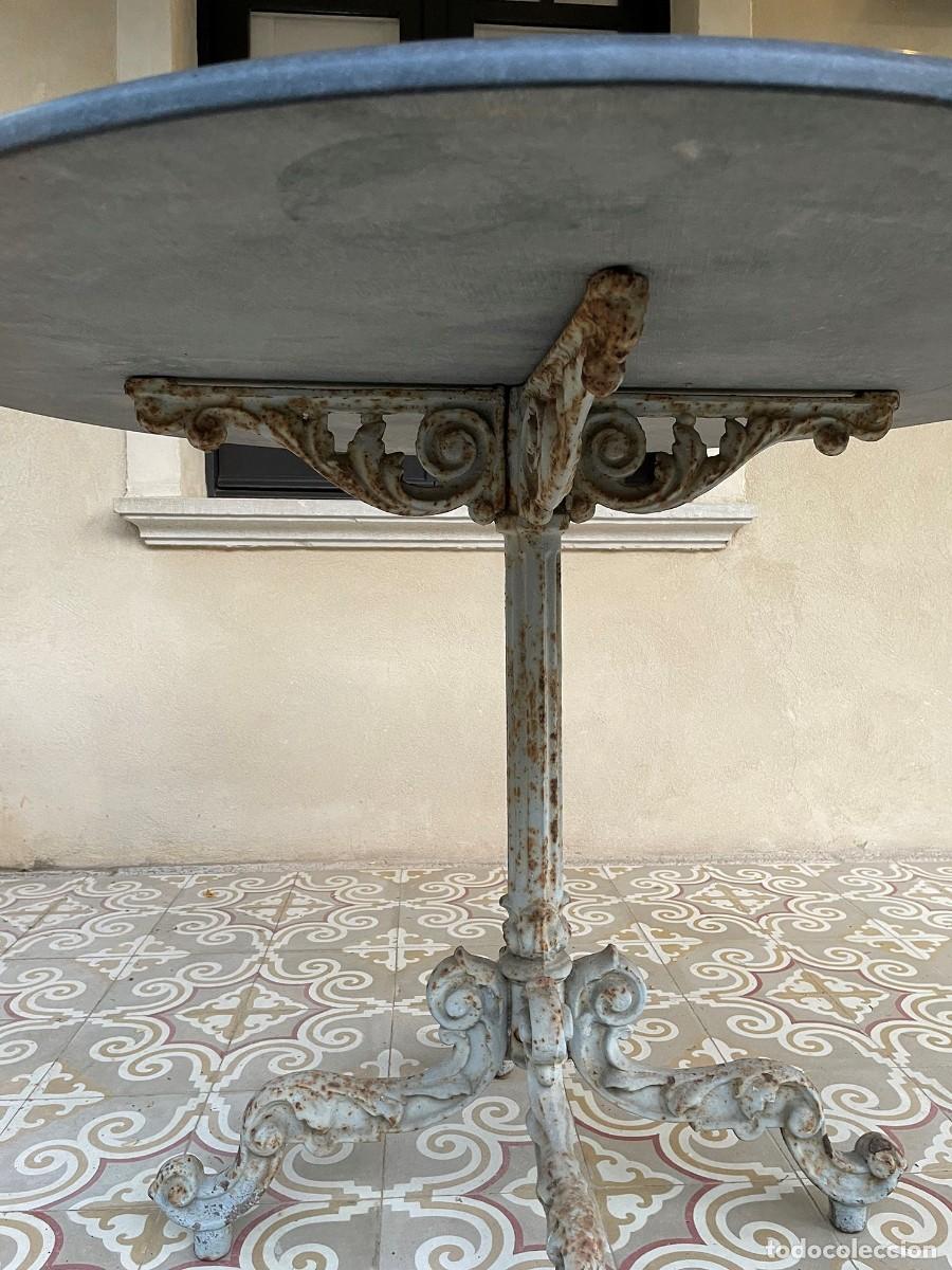 Antig&uuml;edades: MESA DE JARDIN FRANCESA DE FUNDICION SXIX - Foto 2