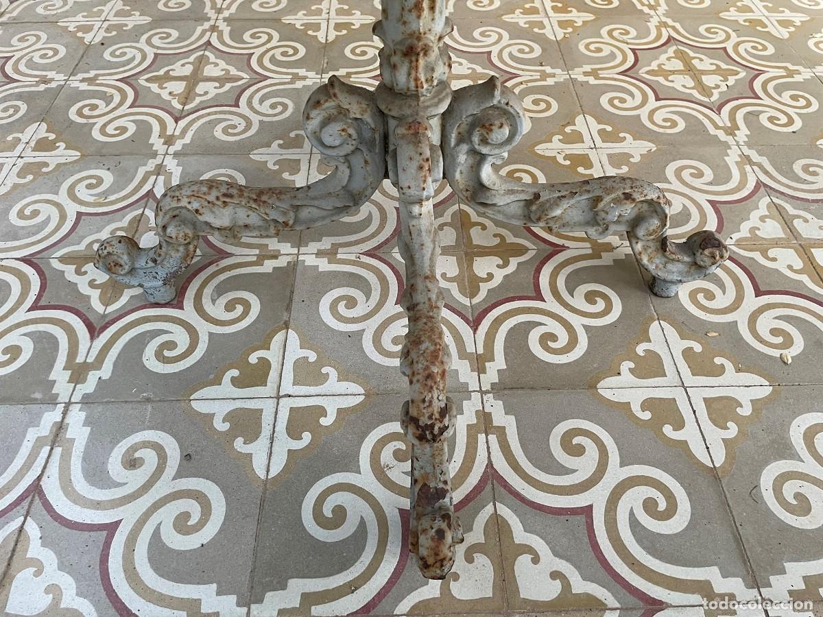 Antig&uuml;edades: MESA DE JARDIN FRANCESA DE FUNDICION SXIX - Foto 3