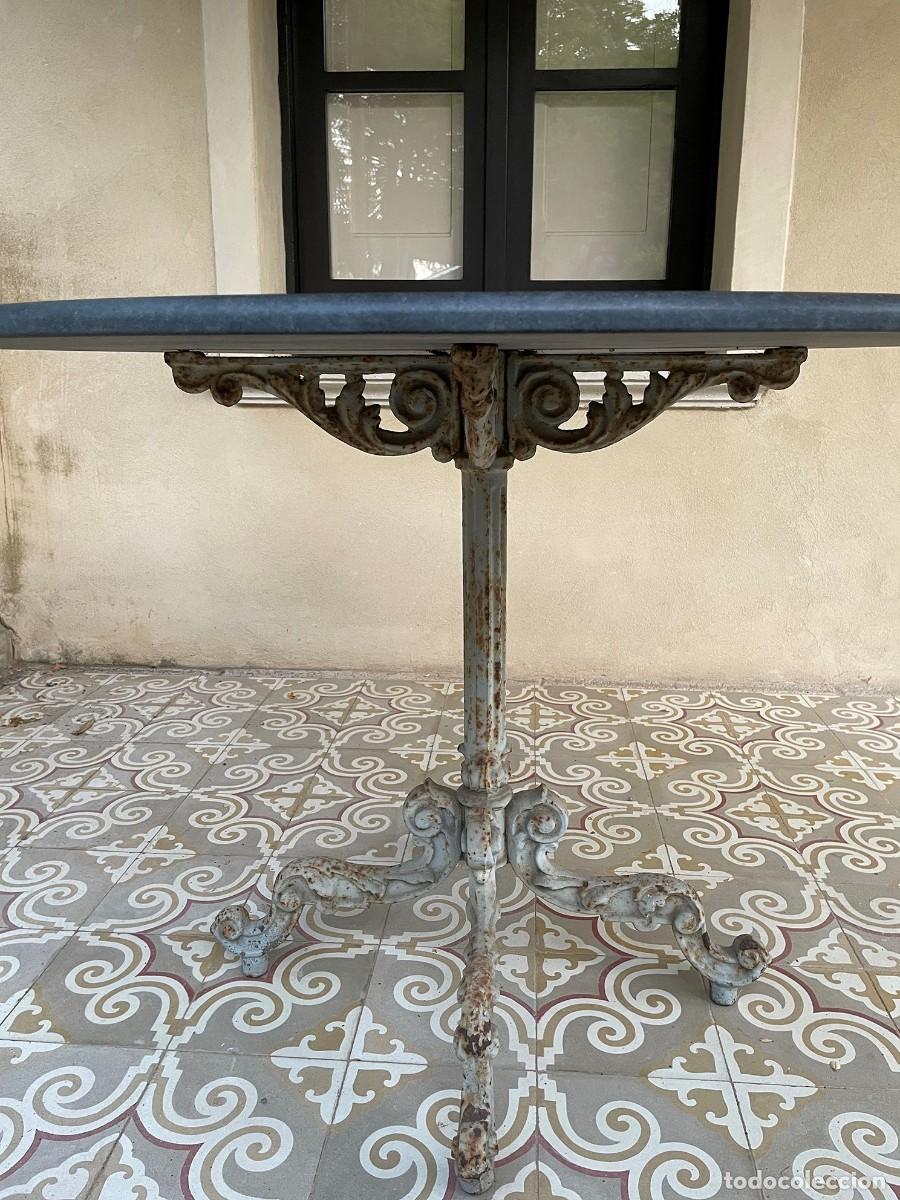 Antig&uuml;edades: MESA DE JARDIN FRANCESA DE FUNDICION SXIX - Foto 5