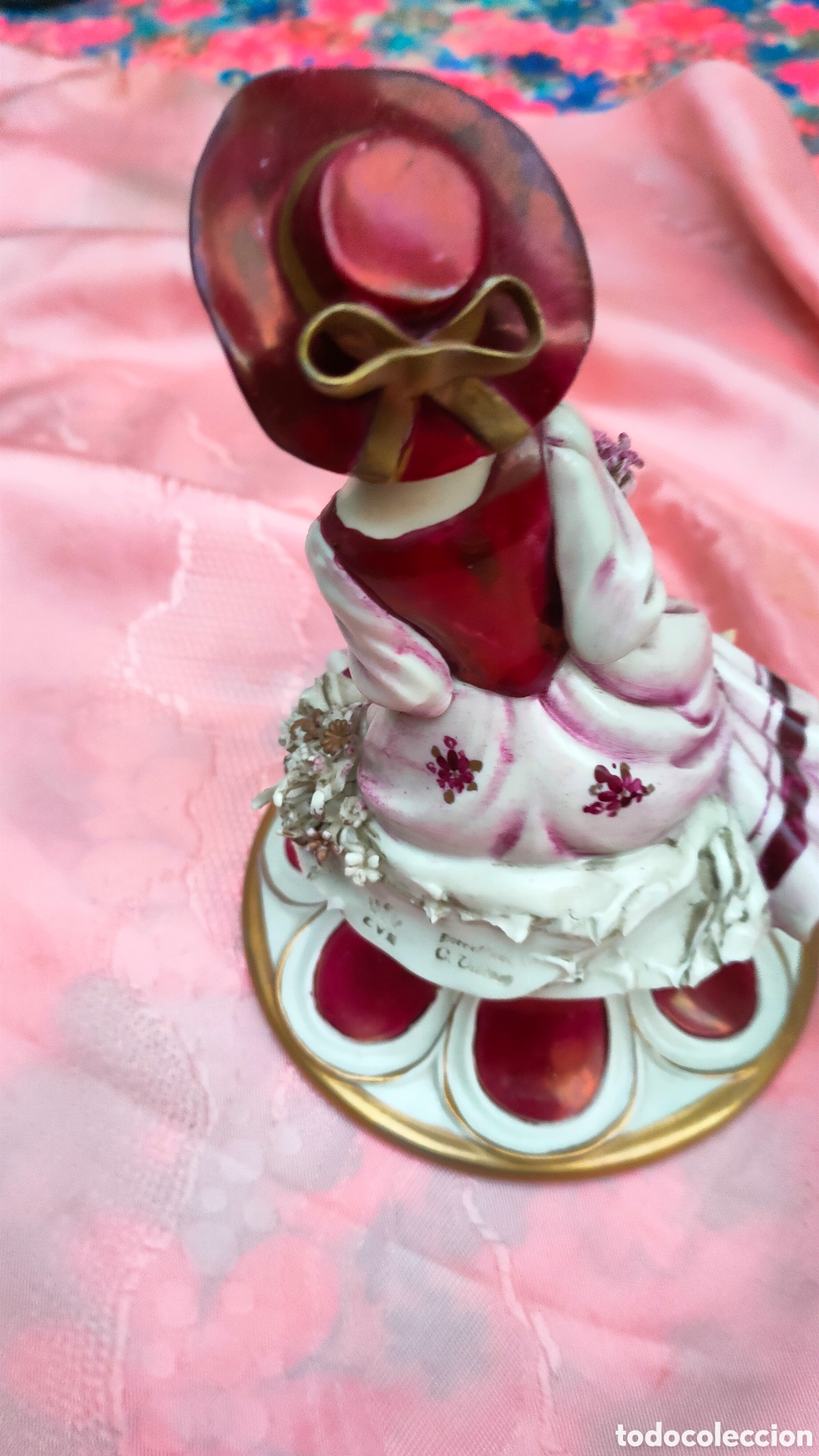 Antig&uuml;edades: PRECIOSA FIGURA CAPODIMONTE - Foto 7