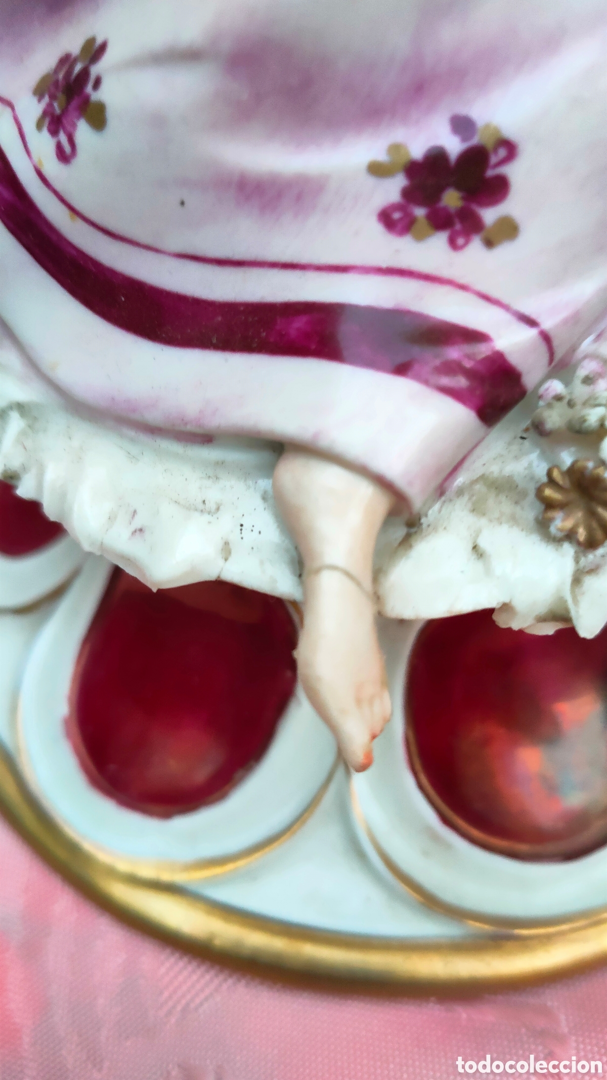 Antig&uuml;edades: PRECIOSA FIGURA CAPODIMONTE - Foto 13