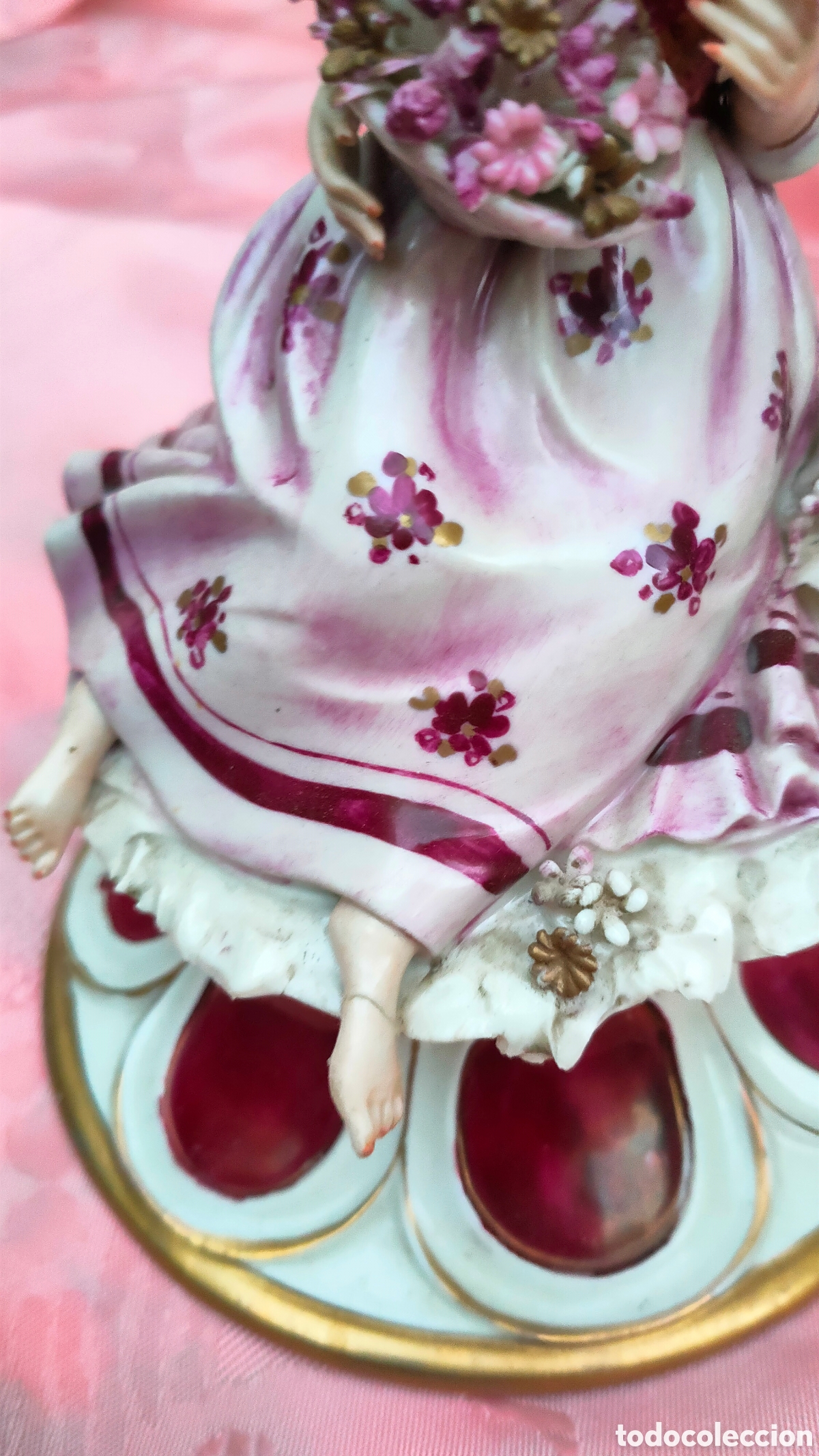 Antig&uuml;edades: PRECIOSA FIGURA CAPODIMONTE - Foto 18