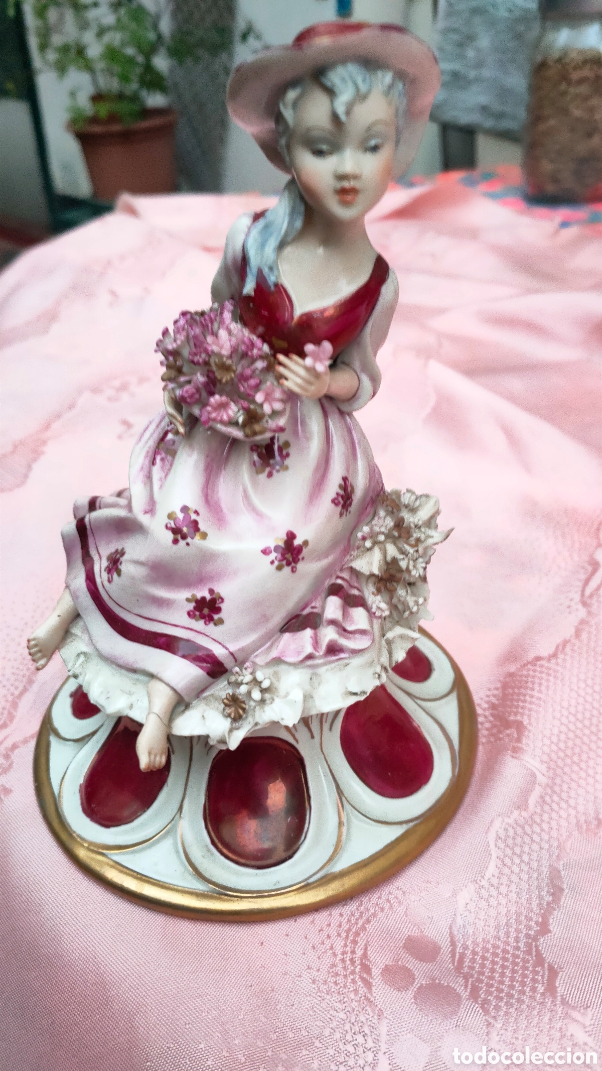 Antig&uuml;edades: PRECIOSA FIGURA CAPODIMONTE - Foto 3