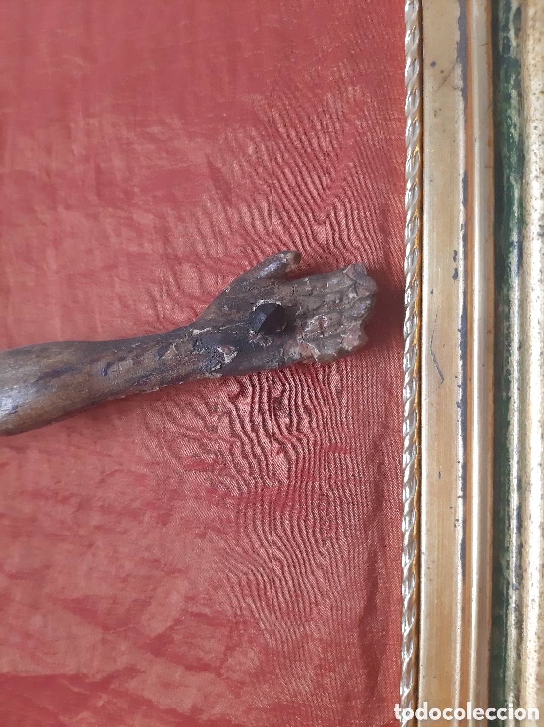 Antig&uuml;edades: Cristo de madera policromada - Foto 4