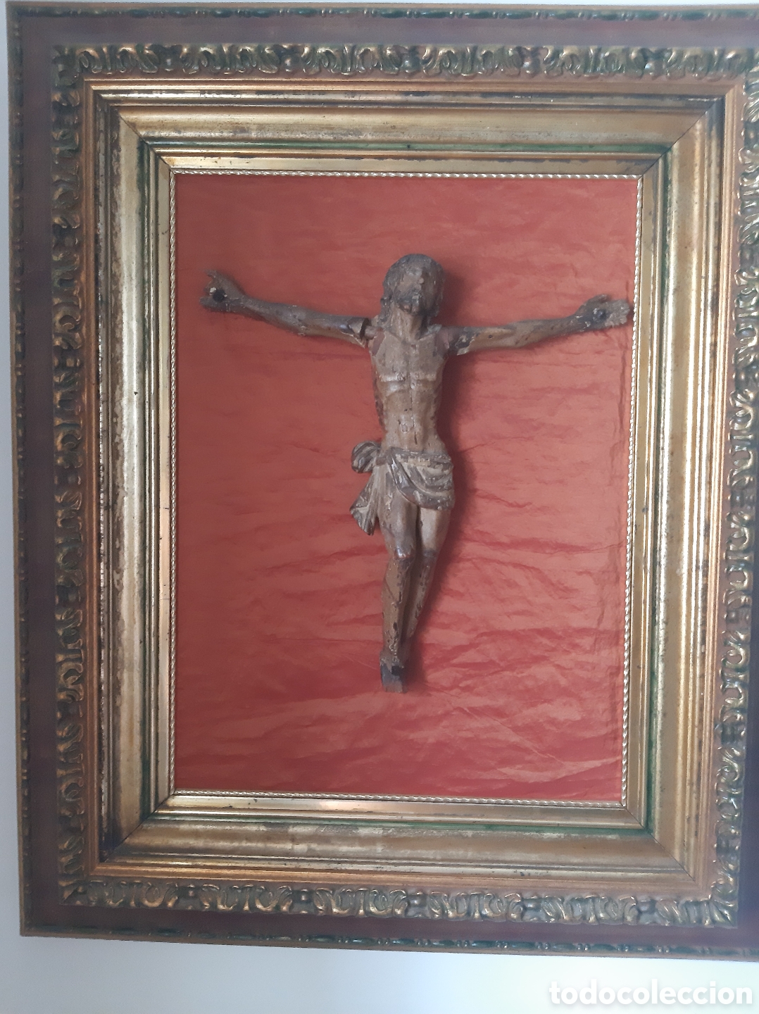 Antig&uuml;edades: Cristo de madera policromada - Foto 1