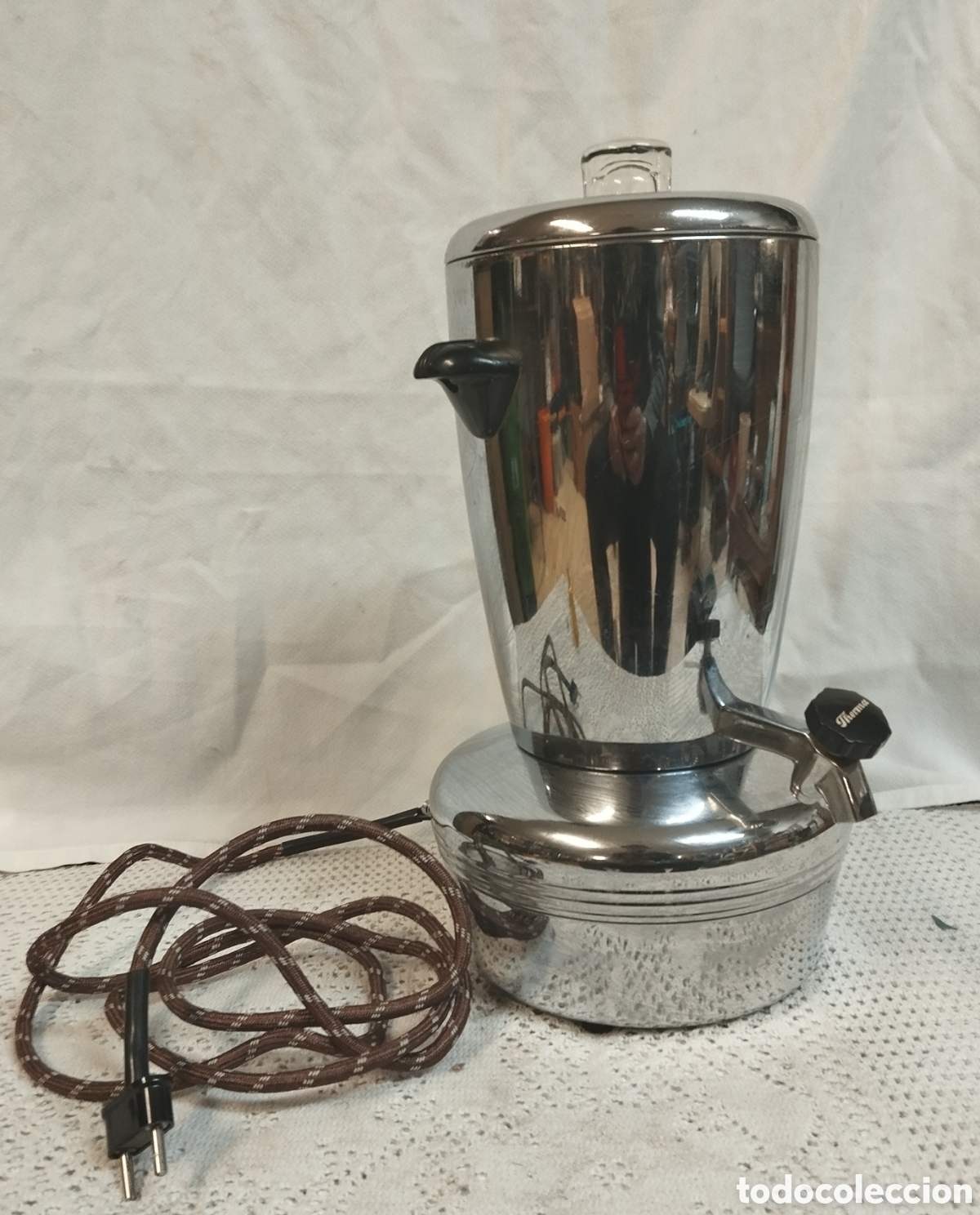 Antig&uuml;edades: Antiguo Samovar el&eacute;ctrico - Foto 2