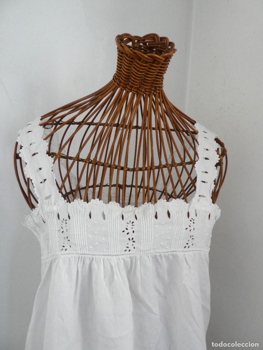 Antig&uuml;edades: ANTIGUO CAMIS&Oacute;N DE LINO S.XIX - Foto 5