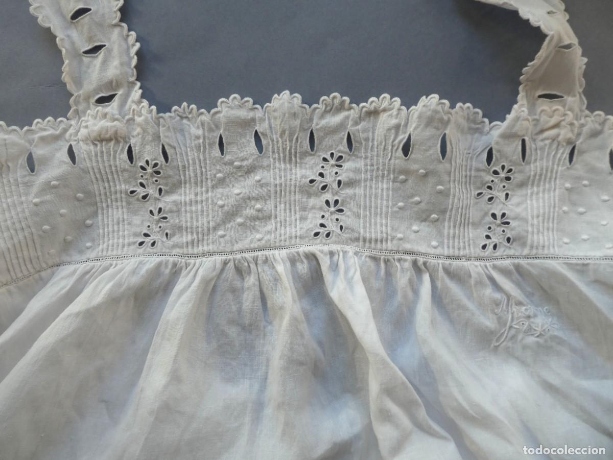 Antig&uuml;edades: ANTIGUO CAMIS&Oacute;N DE LINO S.XIX - Foto 1