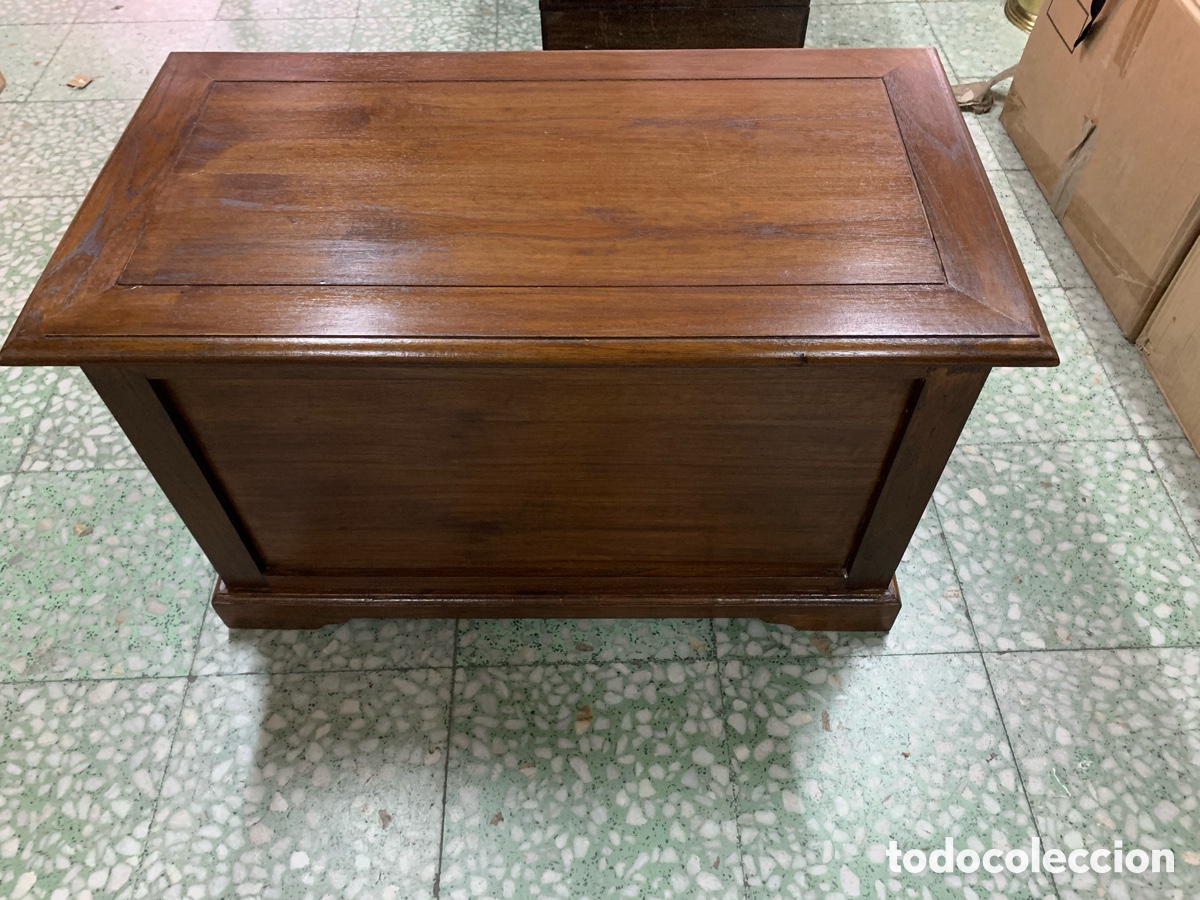 Antig&uuml;edades: 02_ Antiguo ba&uacute;l de madera - Foto 2