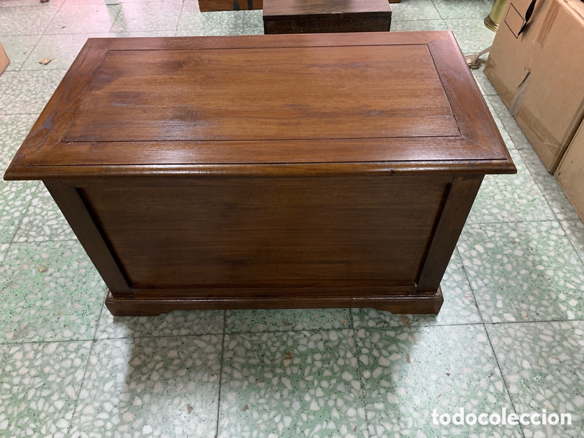 Antig&uuml;edades: 02_ Antiguo ba&uacute;l de madera - Foto 1