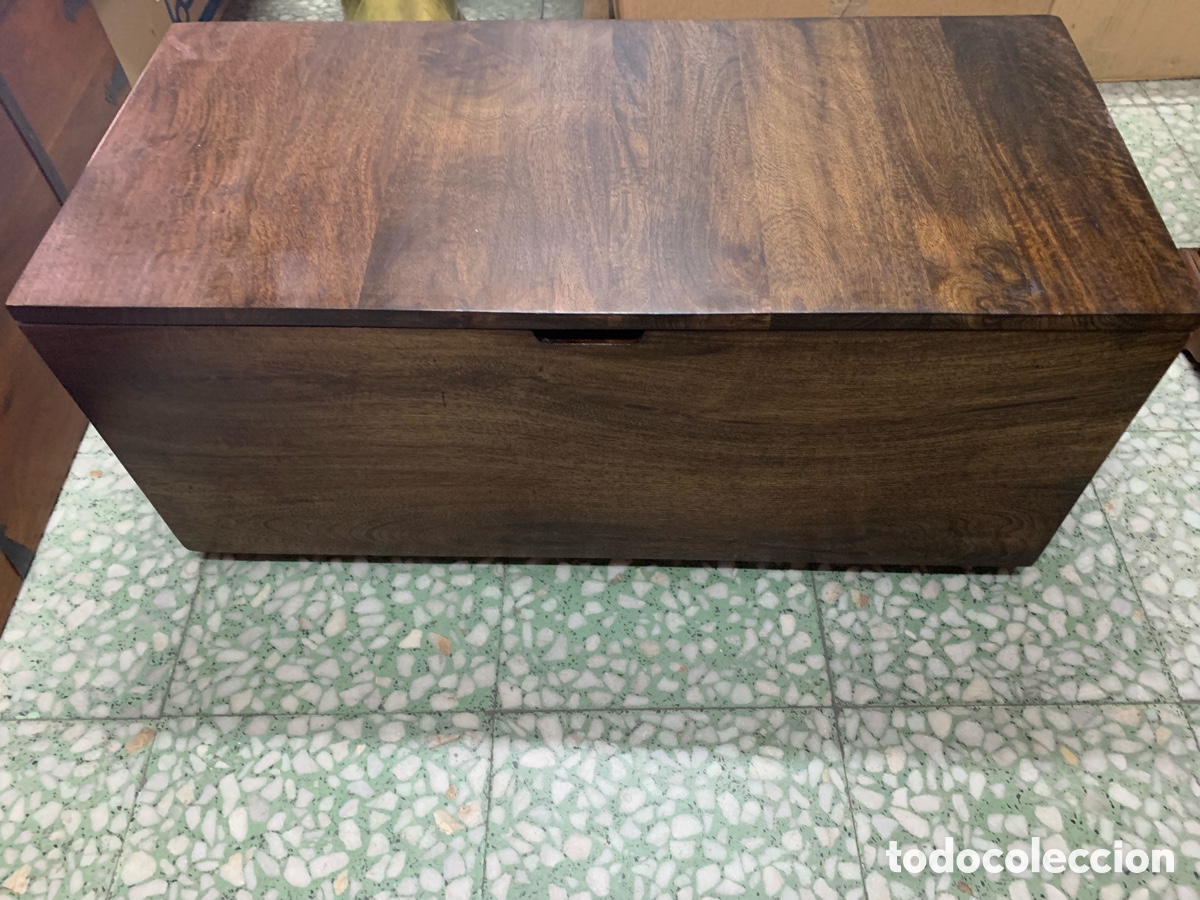 Antig&uuml;edades: 02_Antiguo ba&uacute;l de madera - Foto 2