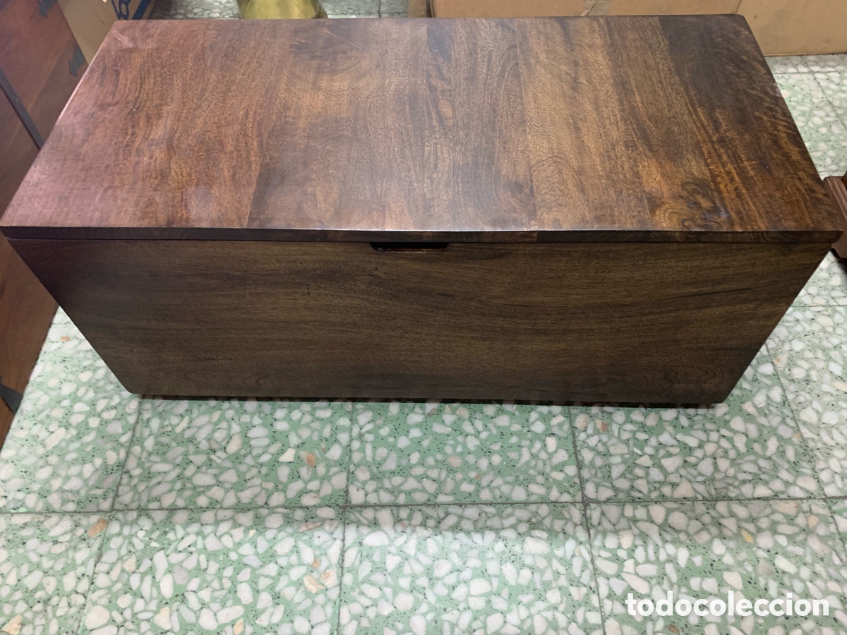 Antig&uuml;edades: 02_Antiguo ba&uacute;l de madera - Foto 3