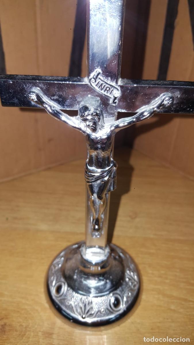 Antig&uuml;edades: ANTIGUA CRUZ DE METAL - Foto 2