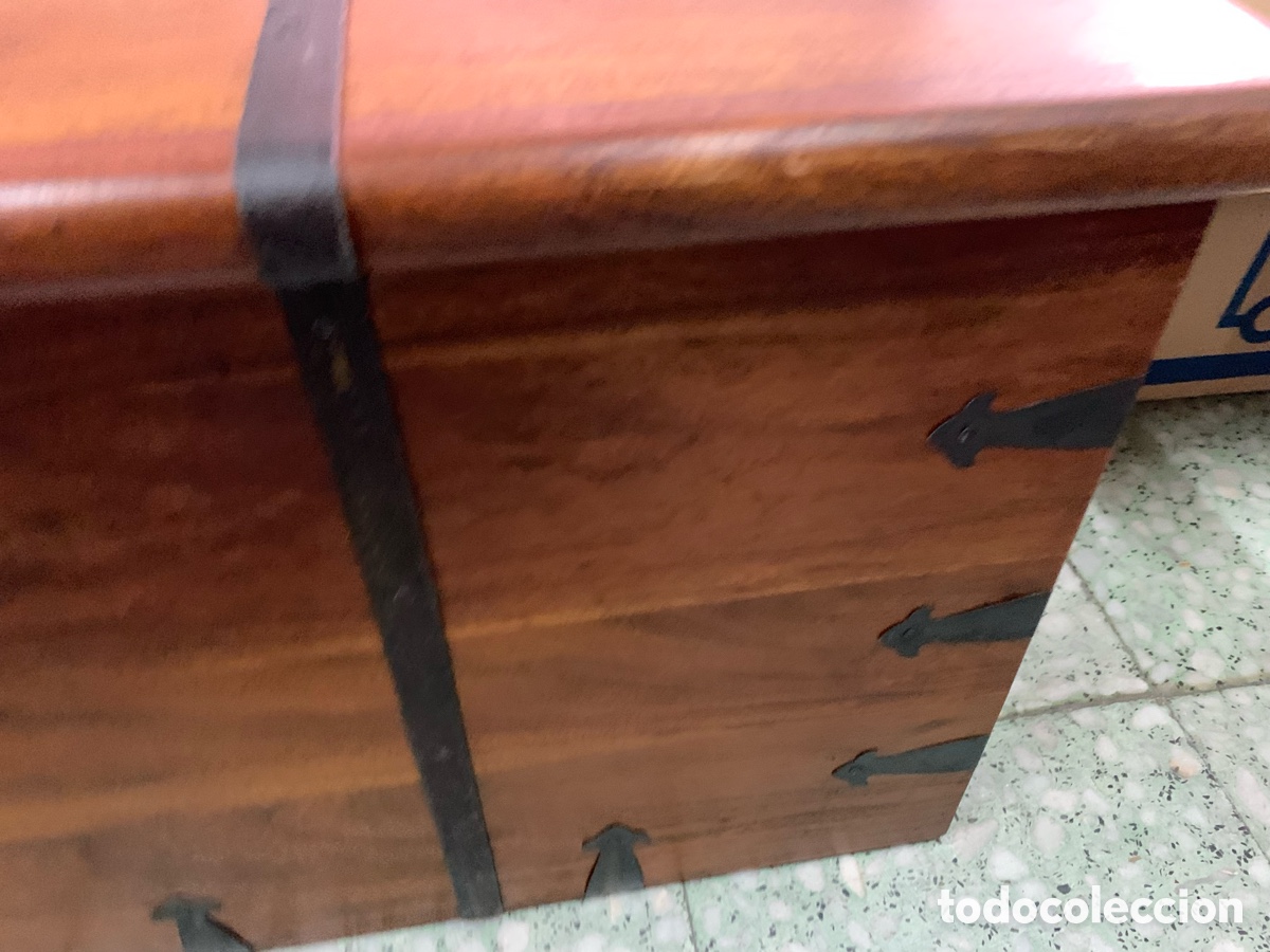 Antig&uuml;edades: 02_ Antiguo ba&uacute;l de madera - Foto 11