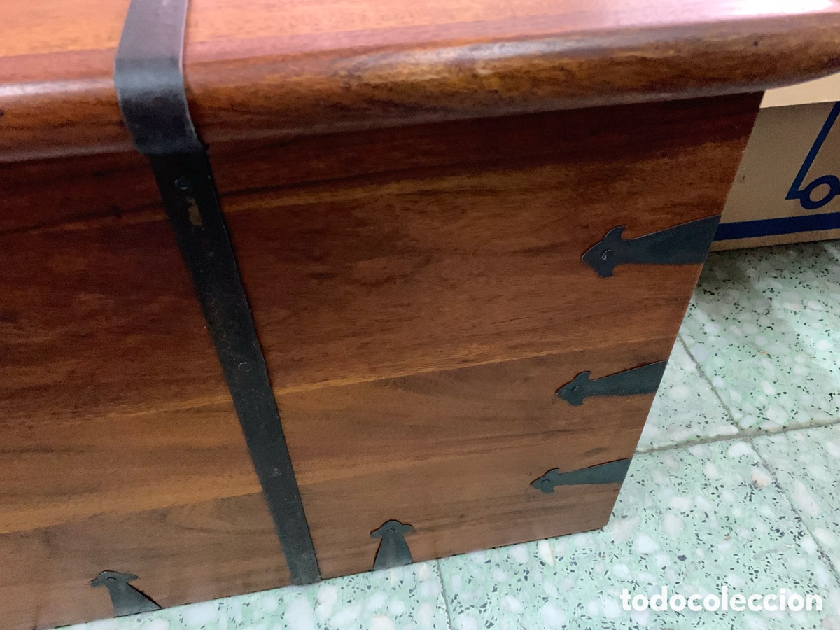 Antig&uuml;edades: 02_ Antiguo ba&uacute;l de madera - Foto 12