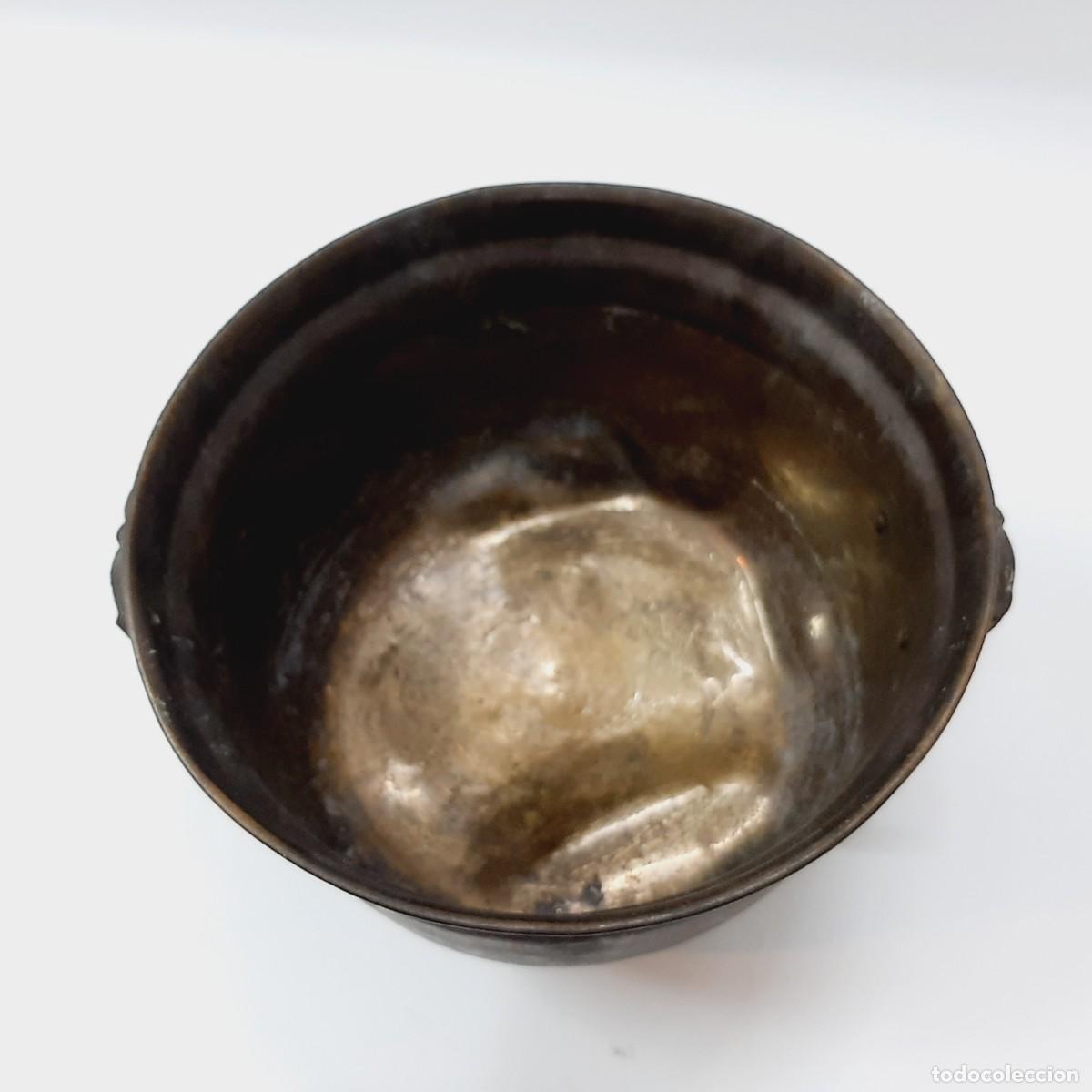 Antig&uuml;edades: Olla o caldero de bronce antiguo(1.5) - Foto 6