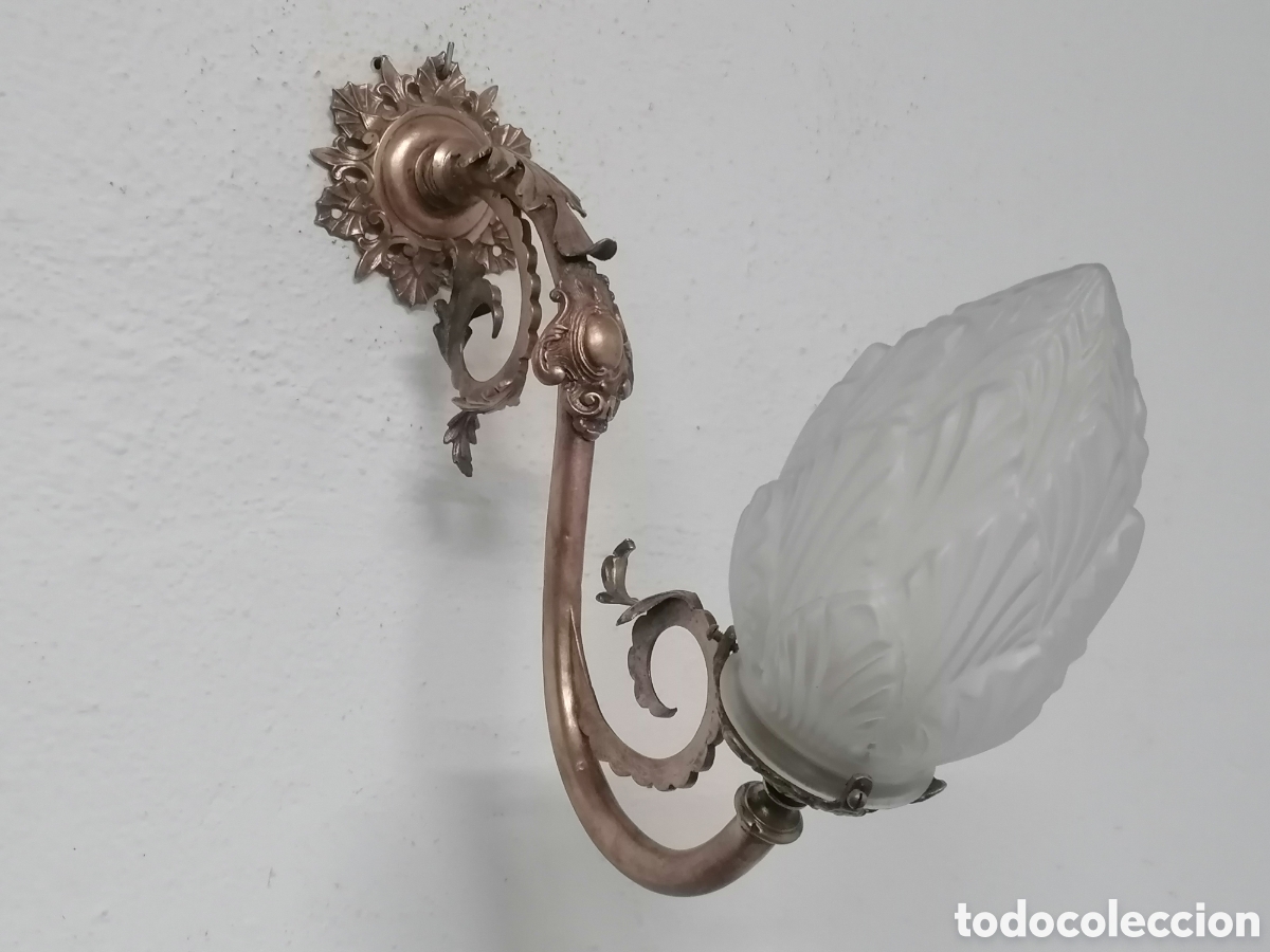 Antig&uuml;edades: Aplique de pared antiguo - Foto 4