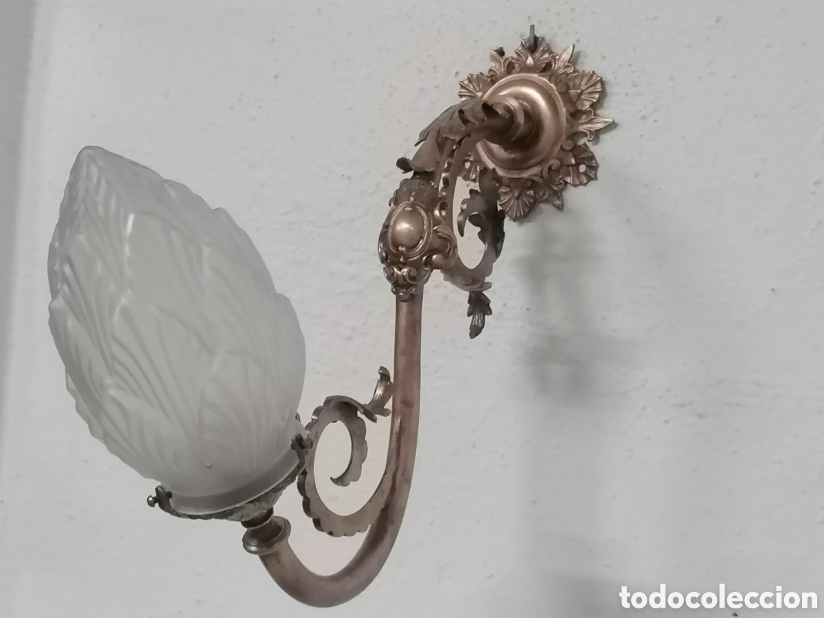Antig&uuml;edades: Aplique de pared antiguo - Foto 1