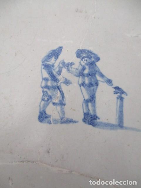 Antig&uuml;edades: Azulejo Delft siglo XVIII - Foto 2