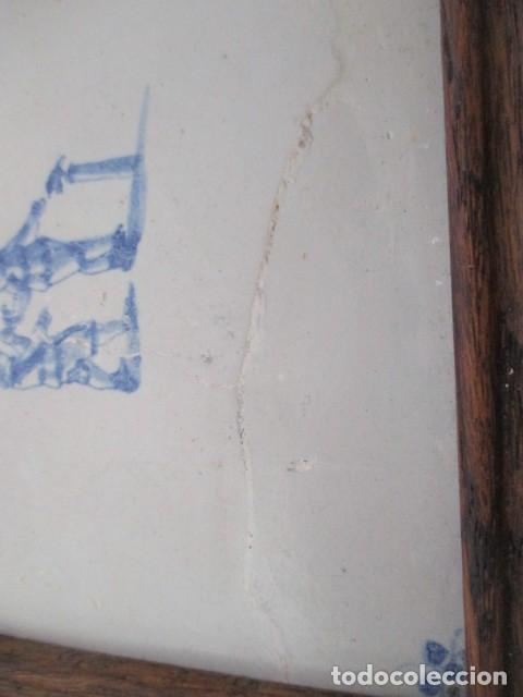 Antig&uuml;edades: Azulejo Delft siglo XVIII - Foto 3