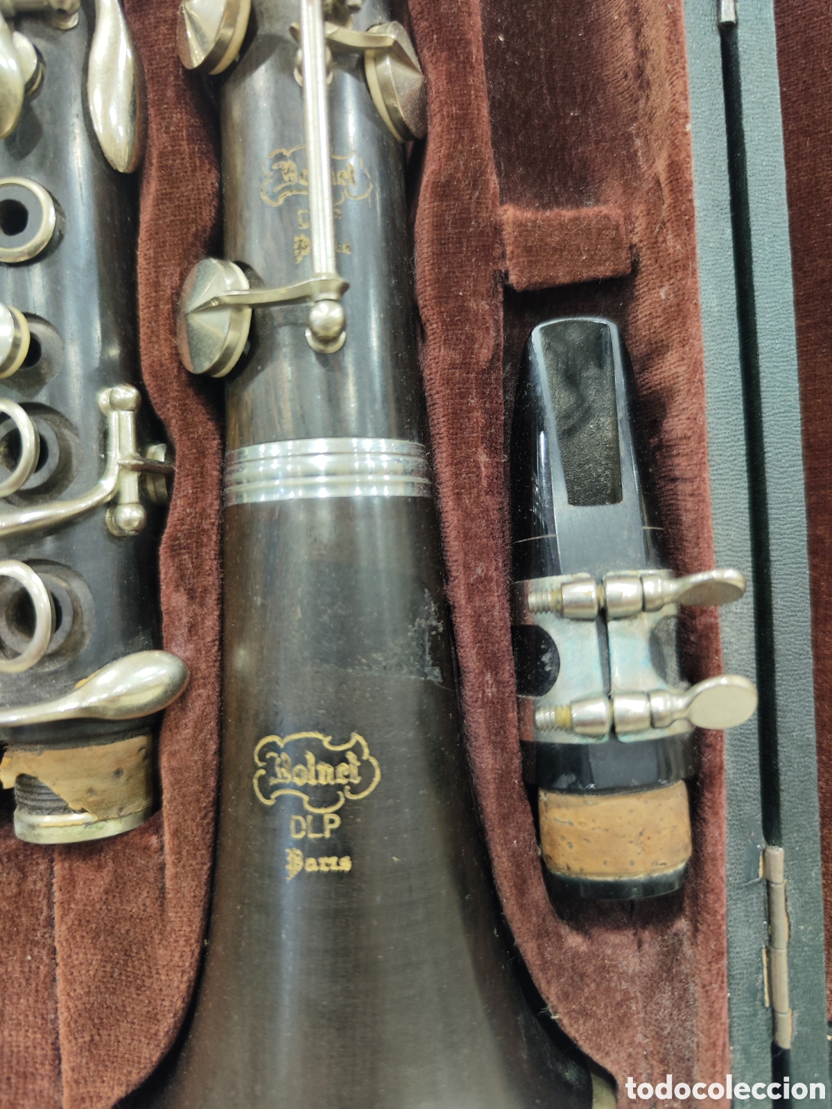 Antig&uuml;edades: Estuche con 2 clarinetes. M&Iacute;RALO. - Foto 4