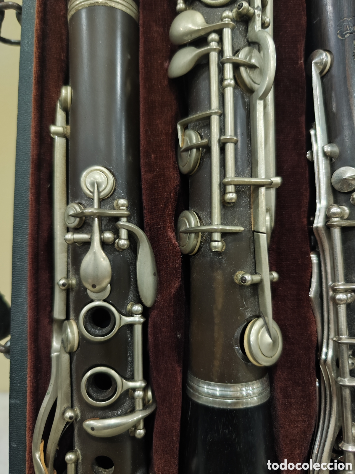 Antig&uuml;edades: Estuche con 2 clarinetes. M&Iacute;RALO. - Foto 7