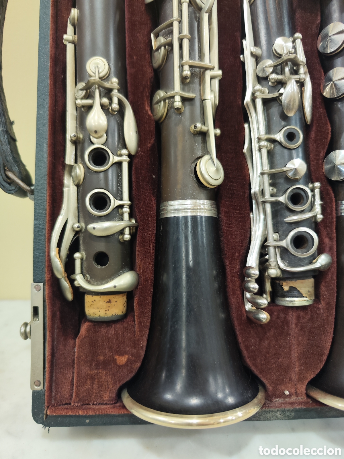 Antig&uuml;edades: Estuche con 2 clarinetes. M&Iacute;RALO. - Foto 8