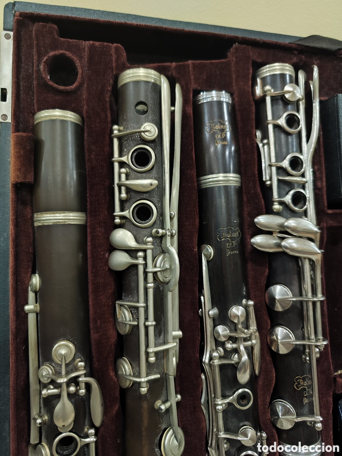 Antig&uuml;edades: Estuche con 2 clarinetes. M&Iacute;RALO. - Foto 9