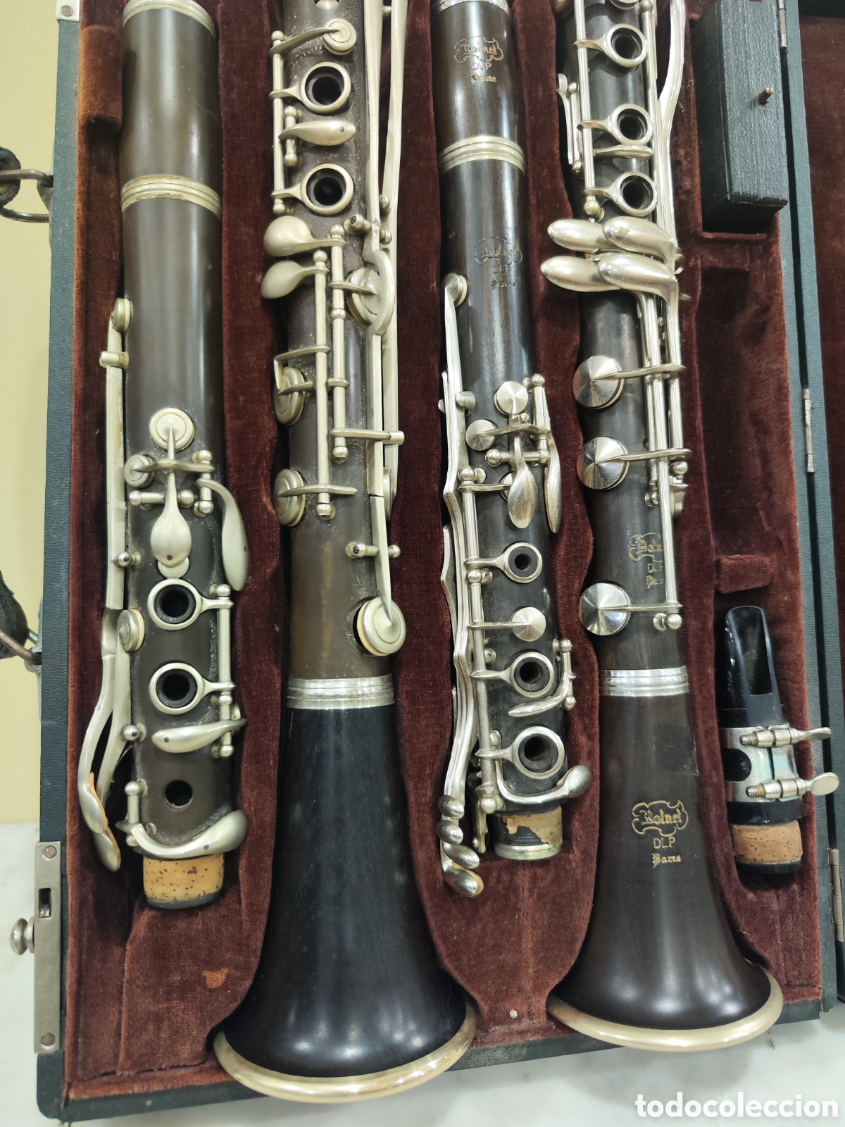 Antig&uuml;edades: Estuche con 2 clarinetes. M&Iacute;RALO. - Foto 10