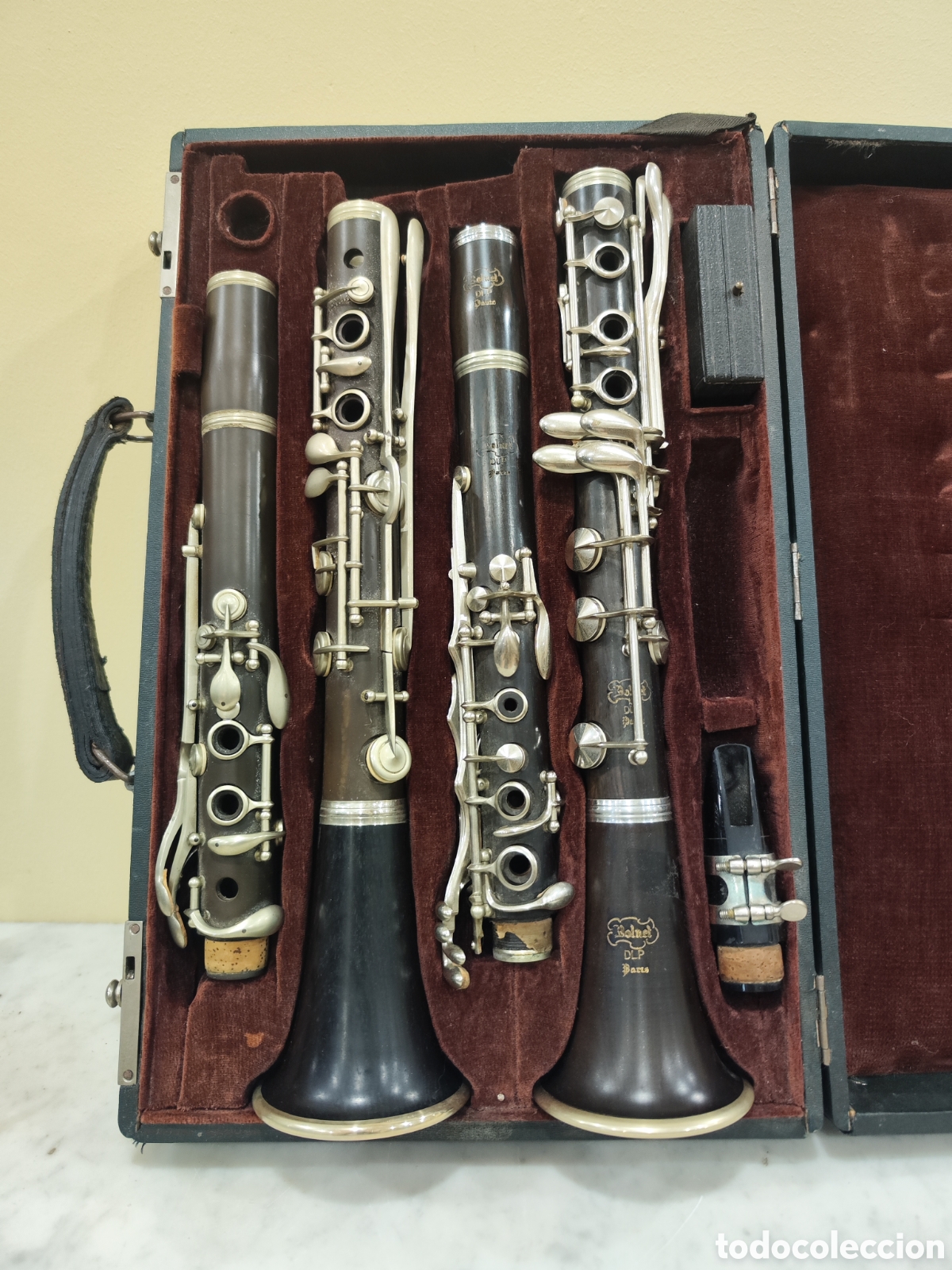 Antig&uuml;edades: Estuche con 2 clarinetes. M&Iacute;RALO. - Foto 1