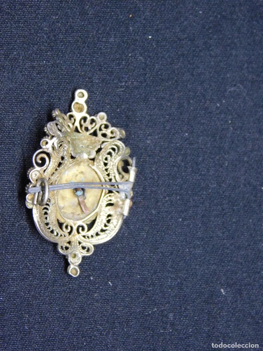 Antig&uuml;edades: BROCHE RELIGIOSO DE PLATA - Foto 3