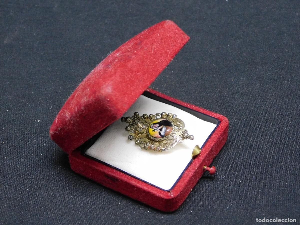 Antig&uuml;edades: BROCHE RELIGIOSO DE PLATA - Foto 6